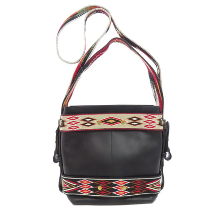 Christian Dior Black Leather Shoulder Bag Style 38