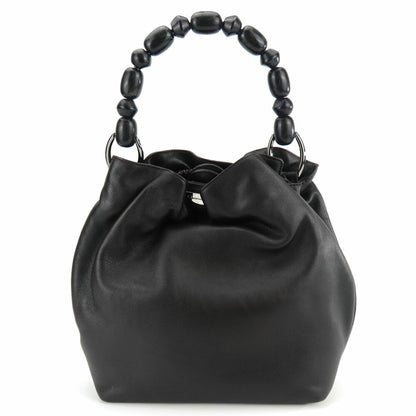 Christian Dior Dark Brown Leather Handbag
