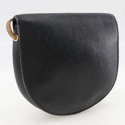 Christian Dior Black Leather Pochette Shoulder Bag Style 8