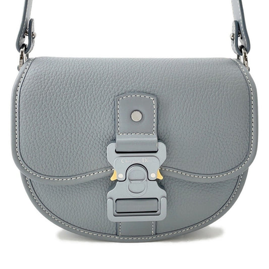 Christian Dior Gray Leather Shoulder Bag Style 2