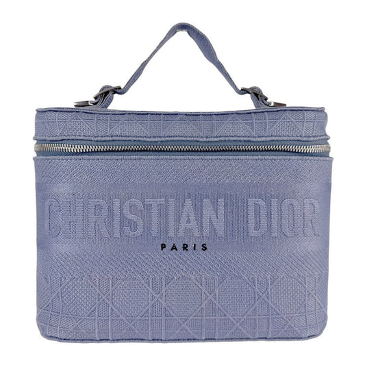 Christian Dior Blue Canvas Handbag Canvas