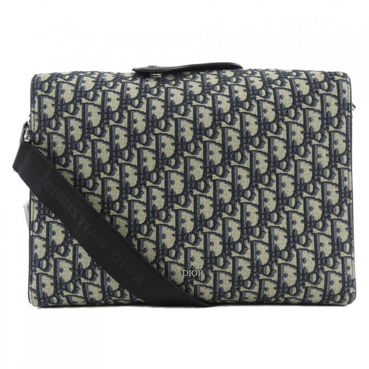 Christian Dior Beige Navy Handbag Shoulder Bag