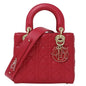 Christian Dior Pink Red Leather Handbag Shoulder Bag
