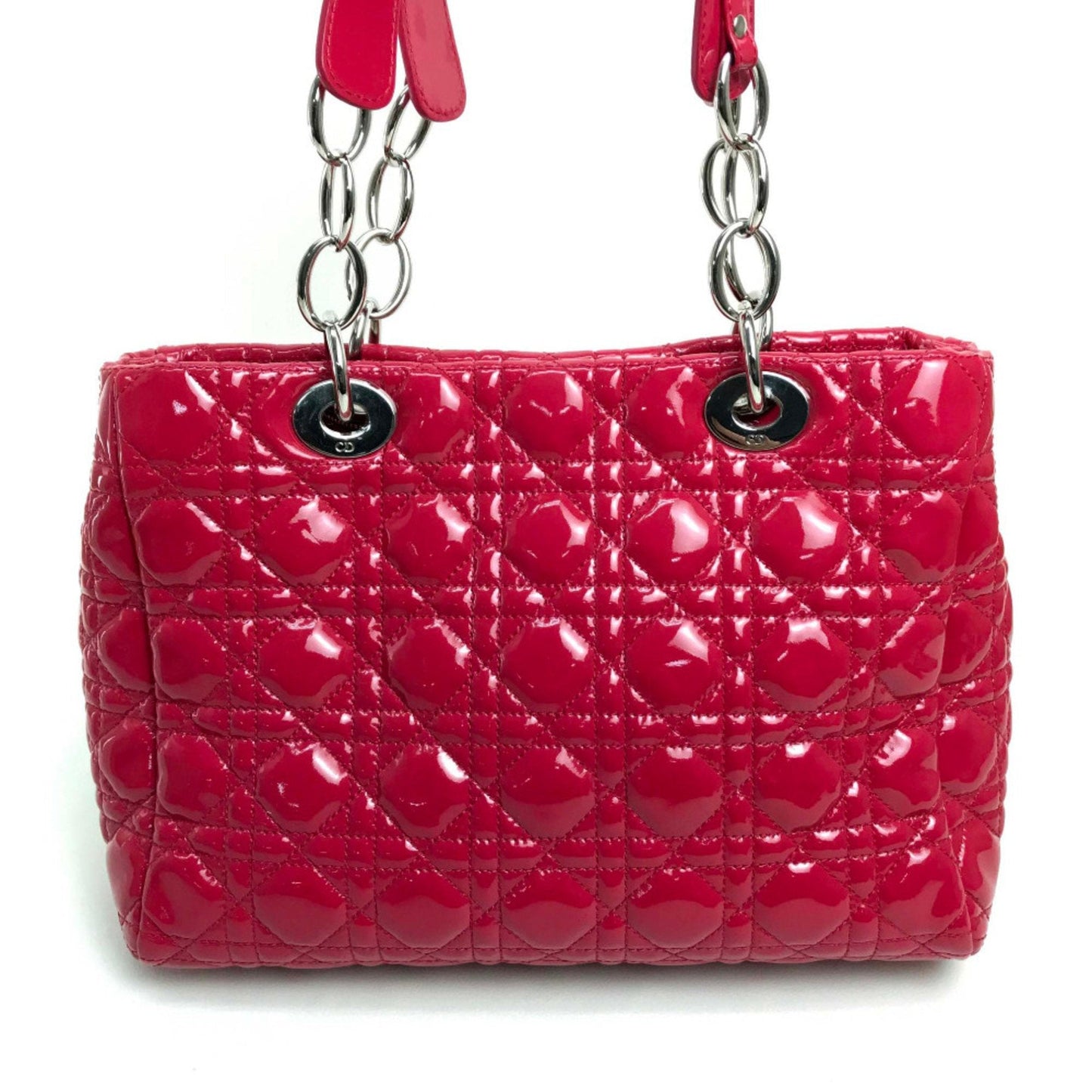 Christian Dior Pink Leather Handbag Style 8