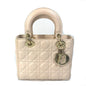 Christian Dior Beige Leather Handbag Style 7