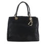 Christian Dior Black Nylon Canvas Tote Bag