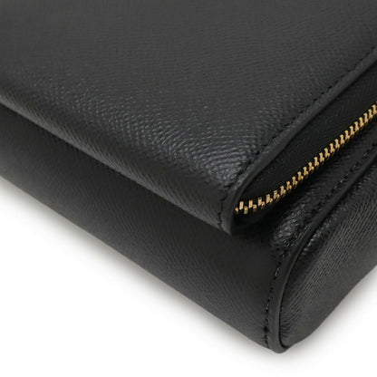 Christian Dior Black Leather Shoulder Bag Style 10