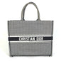 Christian Dior White Cloth Tote Bag