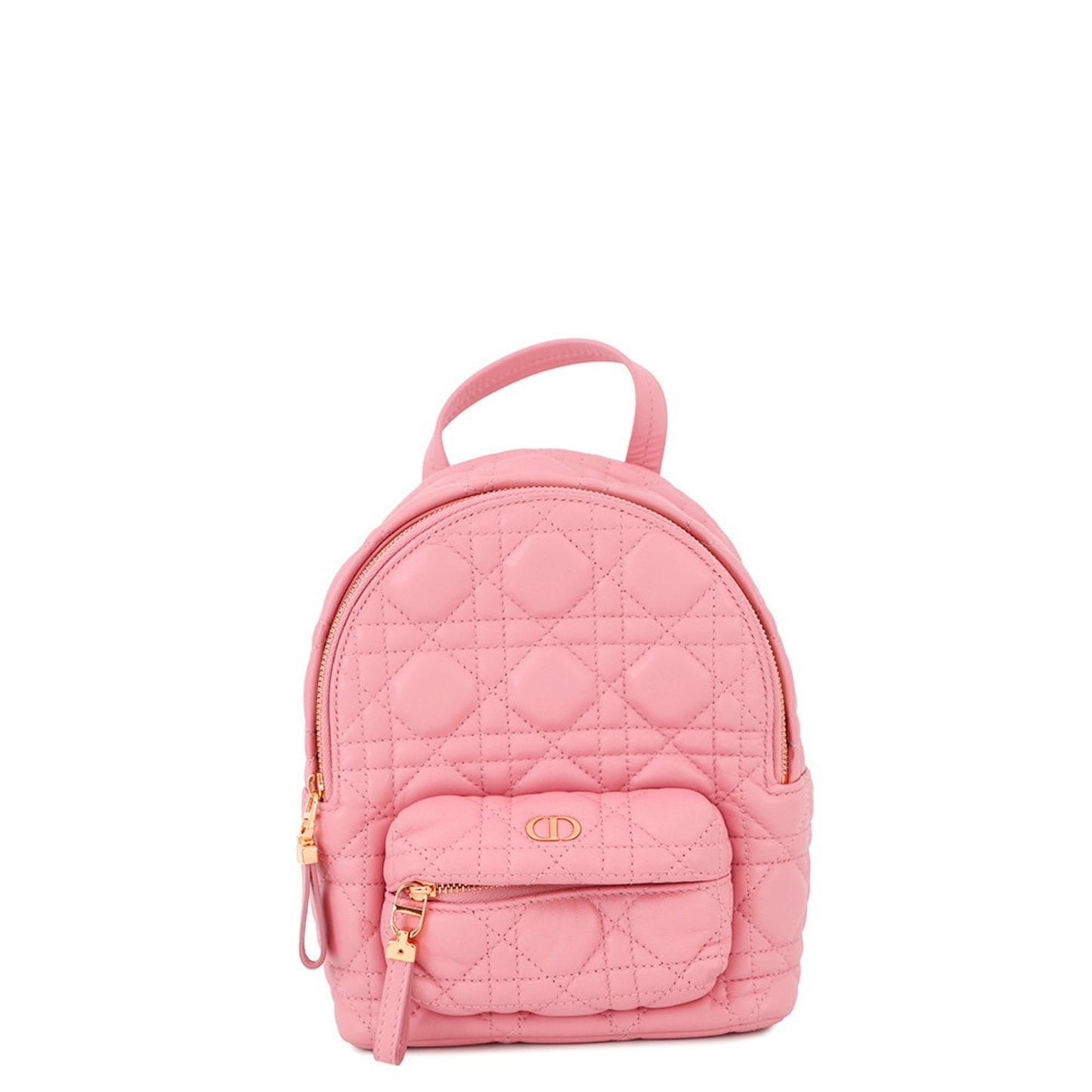 Christian Dior Pink Leather Backpack Leather