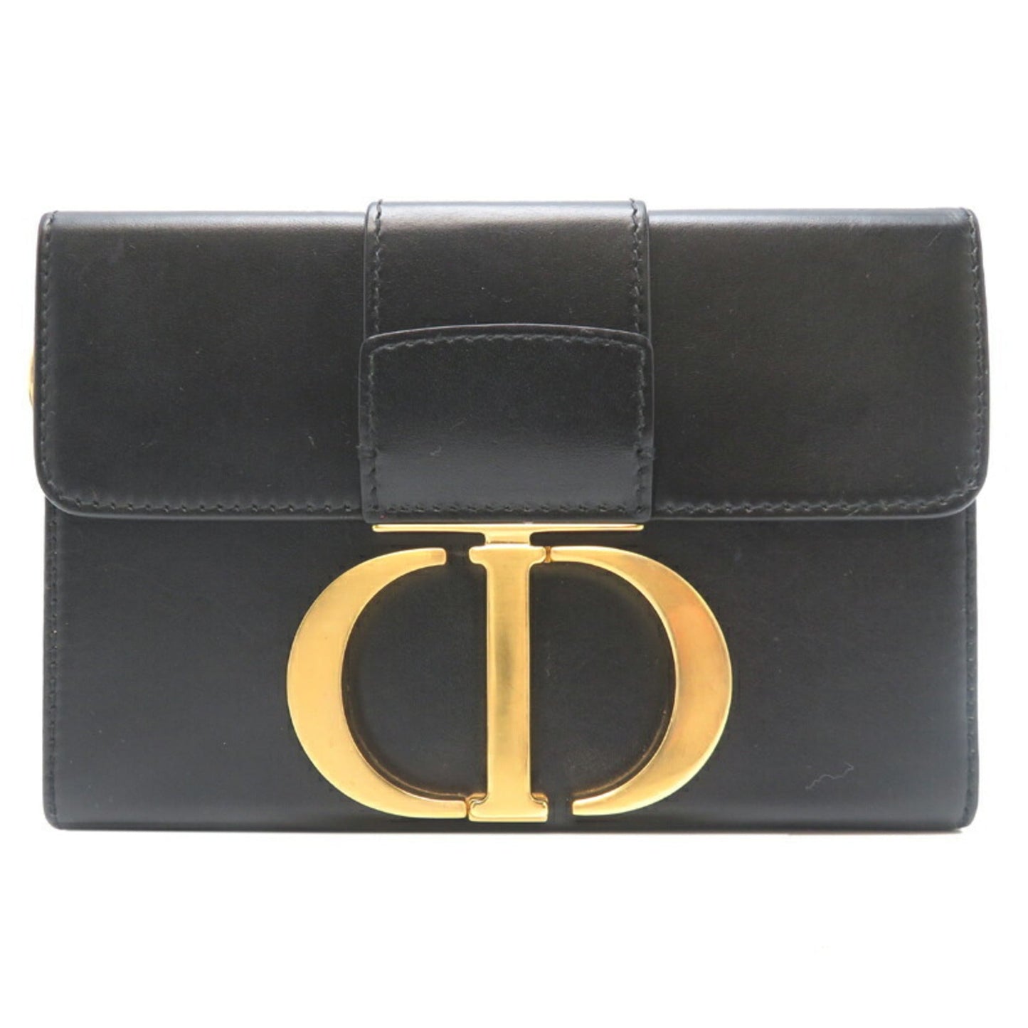 Christian Dior Black Leather Shoulder Bag Style 36