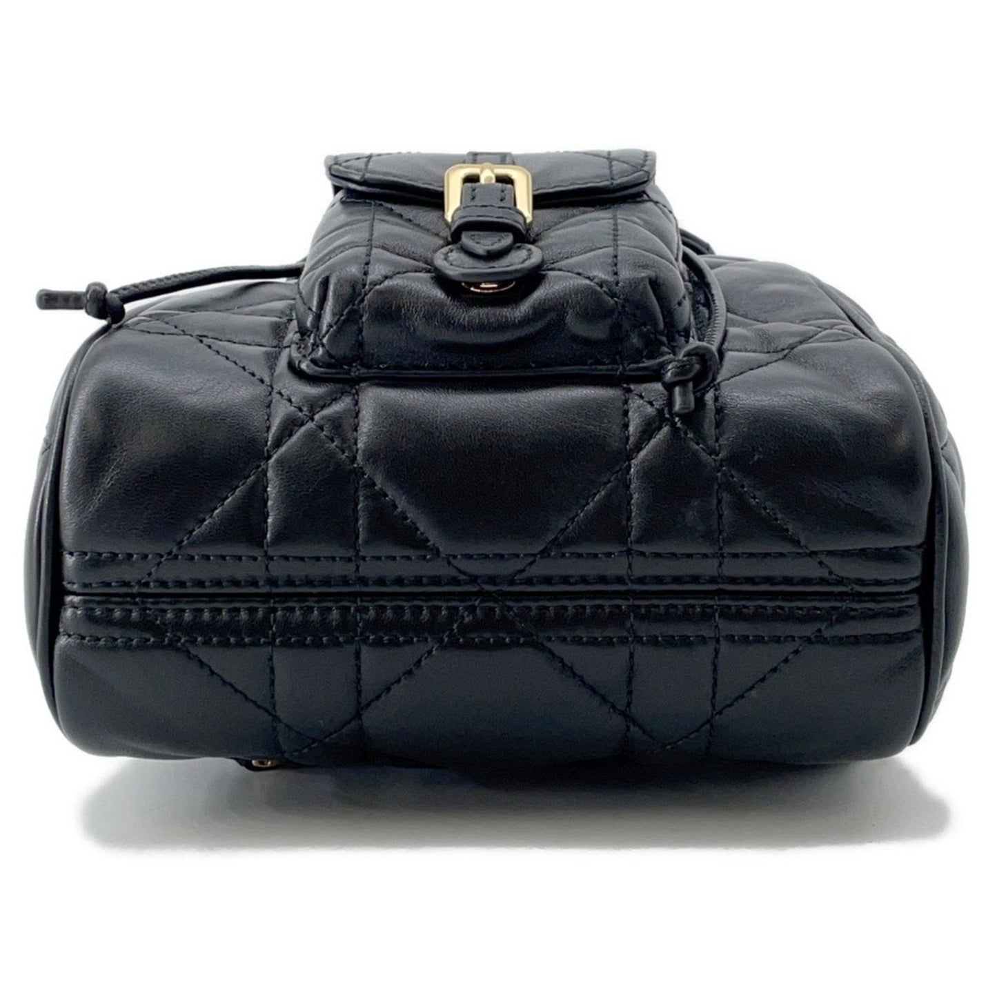Christian Dior Black Leather Backpack Leather