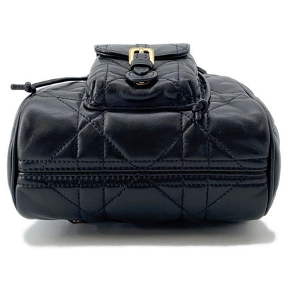 Christian Dior Black Leather Backpack Leather