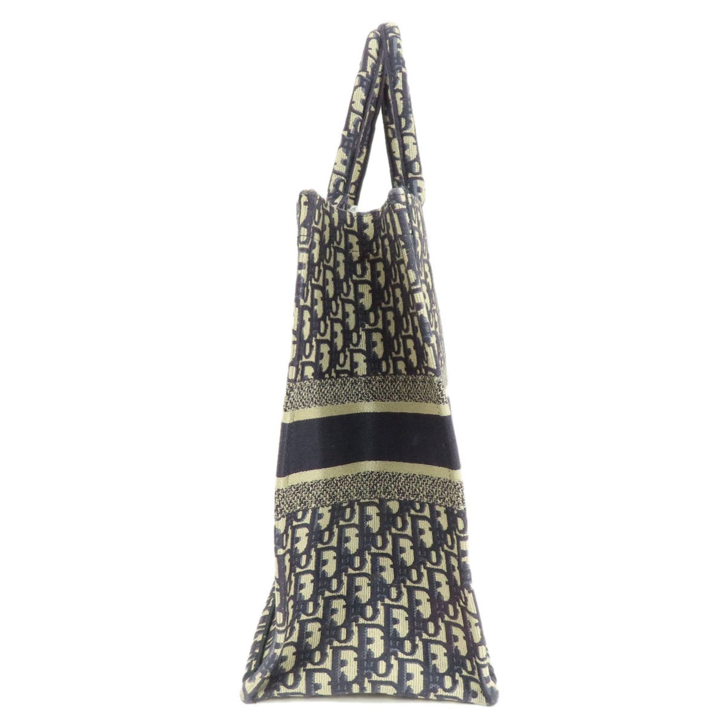 Christian Dior Navy Canvas Tote Bag Style 3