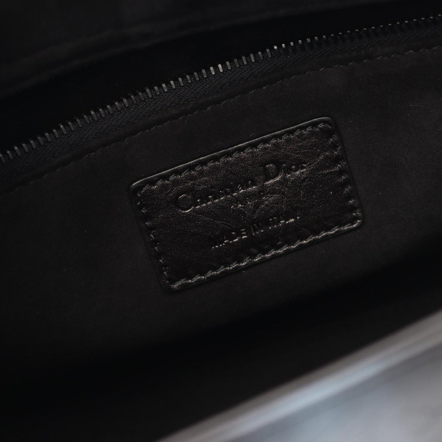 Christian Dior Black Leather Handbag Style 8