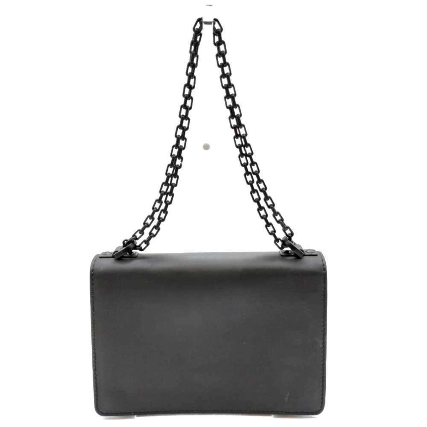 Christian Dior Black Leather Shoulder Bag Style 12