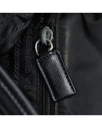 Nylon Crossbody Messenger Bag with Buckle Closure