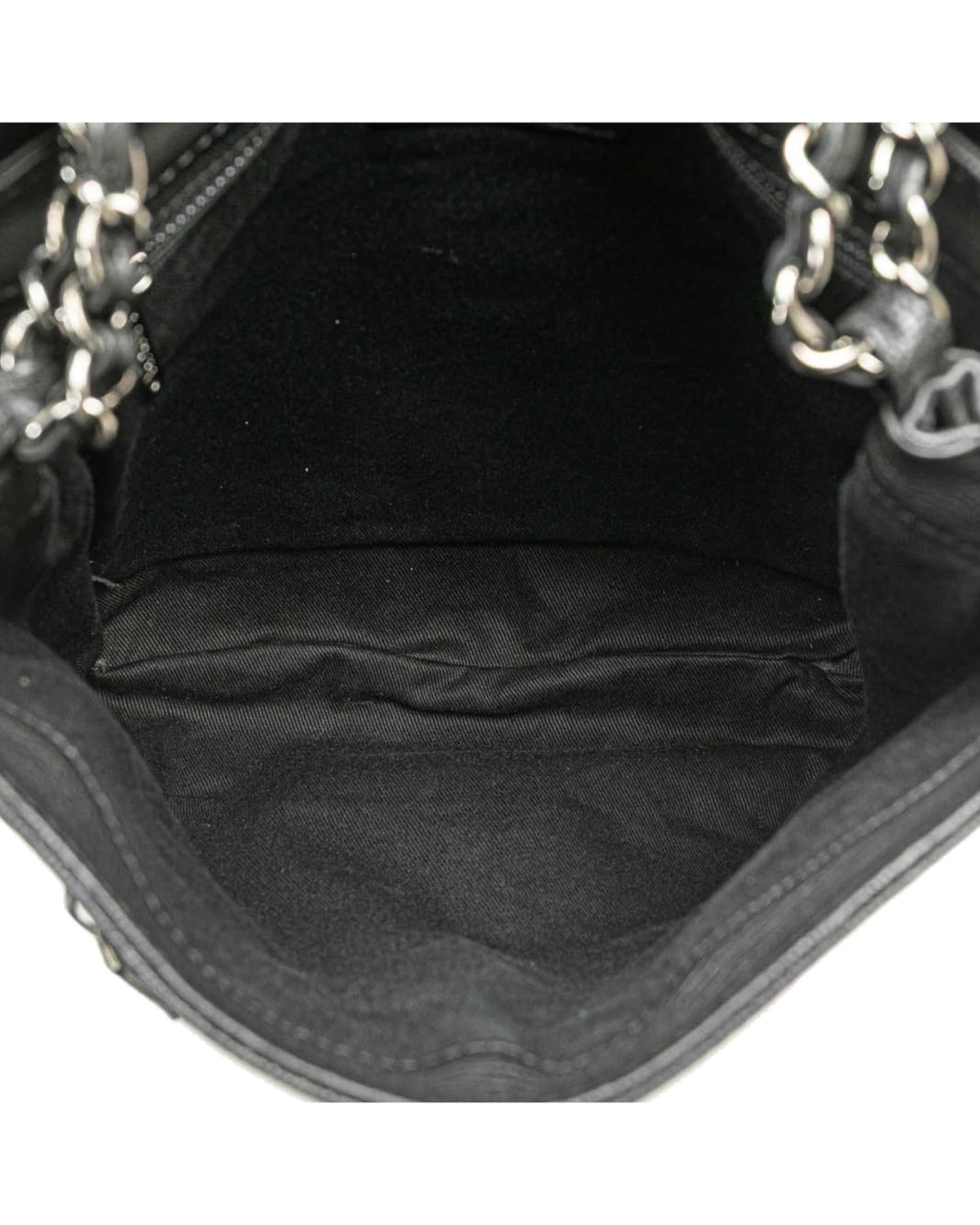Large Calfskin Diamond Stitch Crossbody Bag with Chain Strap