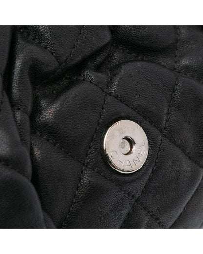 Lambskin Quilted Chain Flap Crossbody Bag