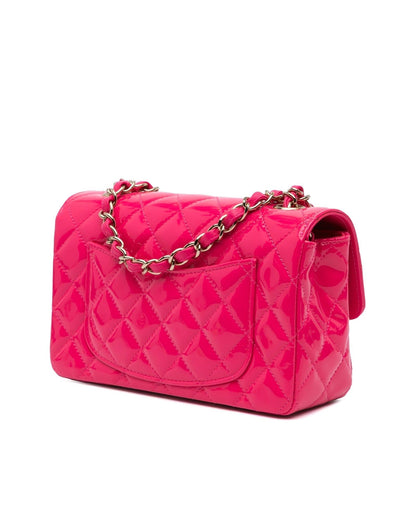 Mini Rectangular Classic Patent Leather Crossbody Bag