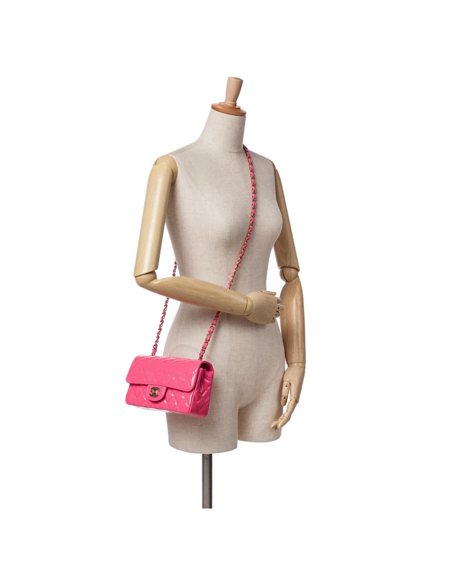 Mini Rectangular Classic Patent Leather Crossbody Bag