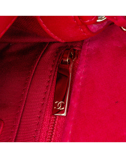 Mini Square Velvet Pearl Crush Flap Quilted Crossbody Bag