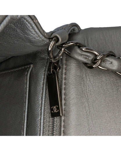 Mini Rectangular Classic Lambskin Single Flap Crossbody Bag