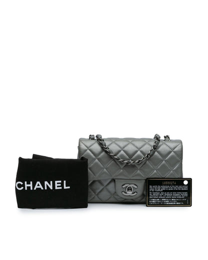 Mini Rectangular Classic Lambskin Single Flap Crossbody Bag