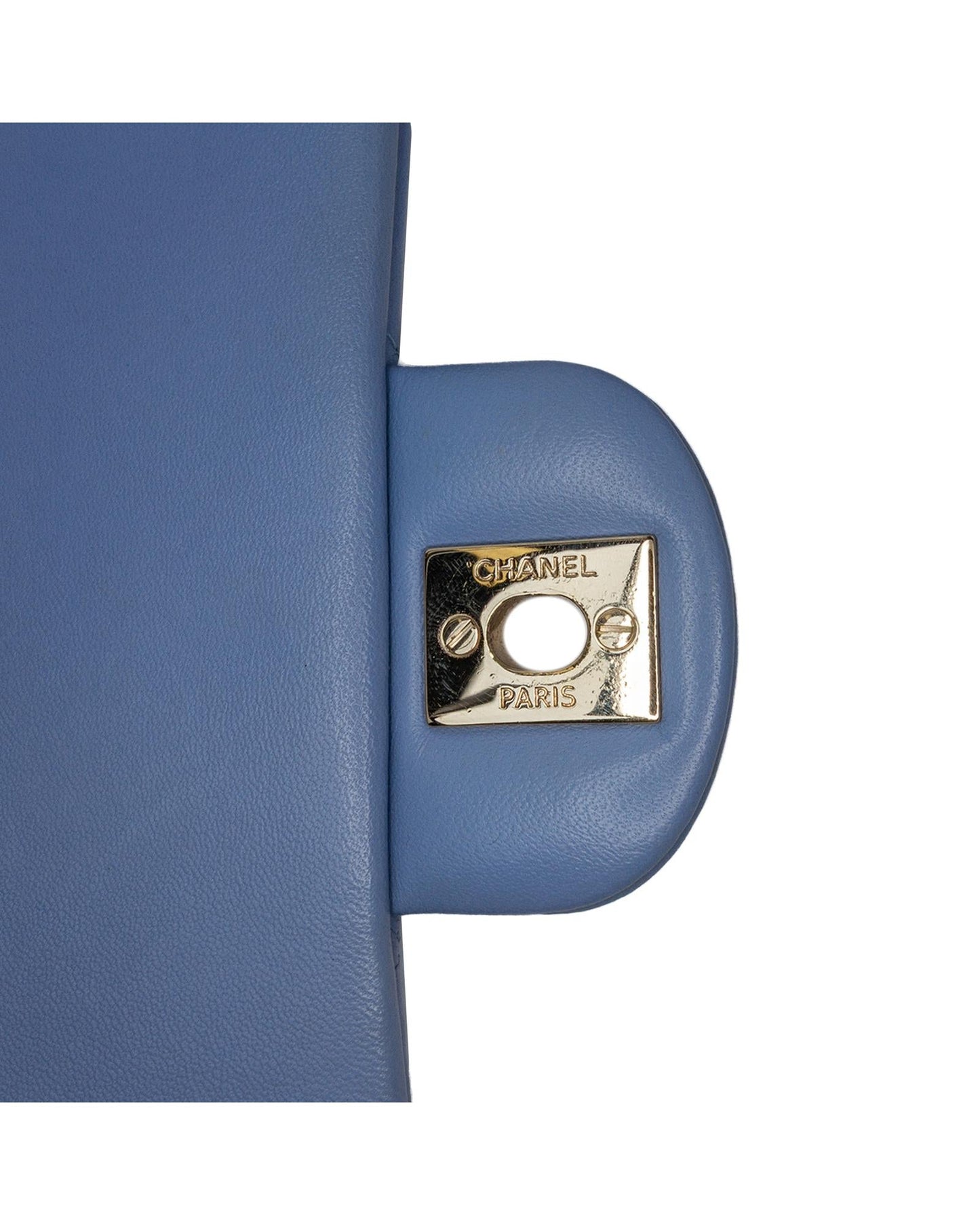 Mini Square Classic Lambskin Single Flap Crossbody Bag with Chain Strap