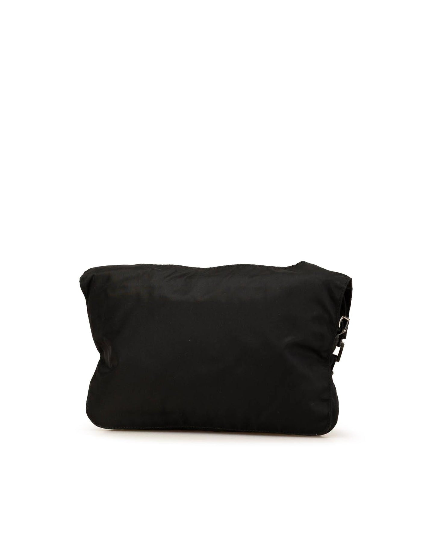 Tessuto Buckle Detail Nylon Crossbody Messenger Bag