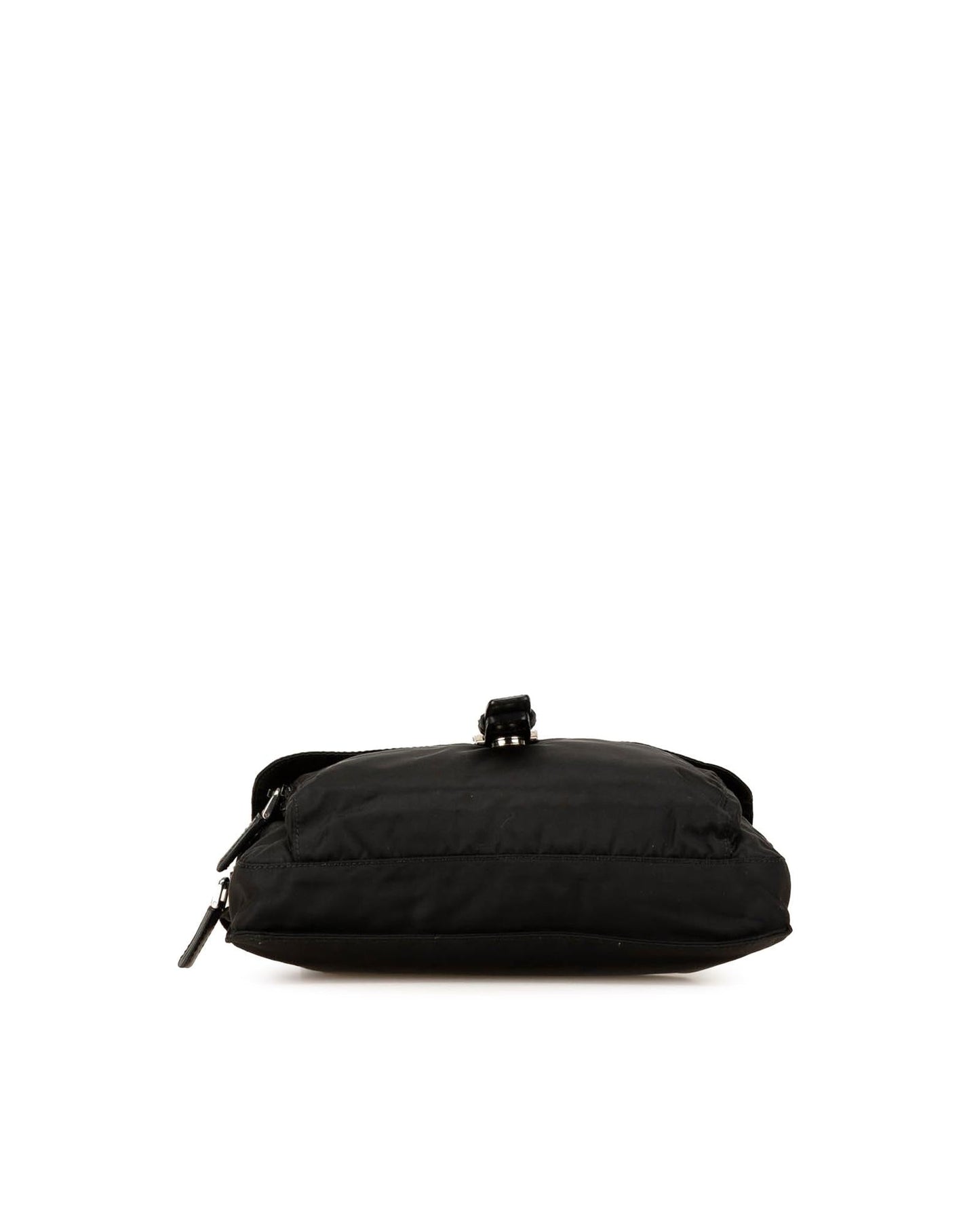 Tessuto Buckle Detail Nylon Crossbody Messenger Bag