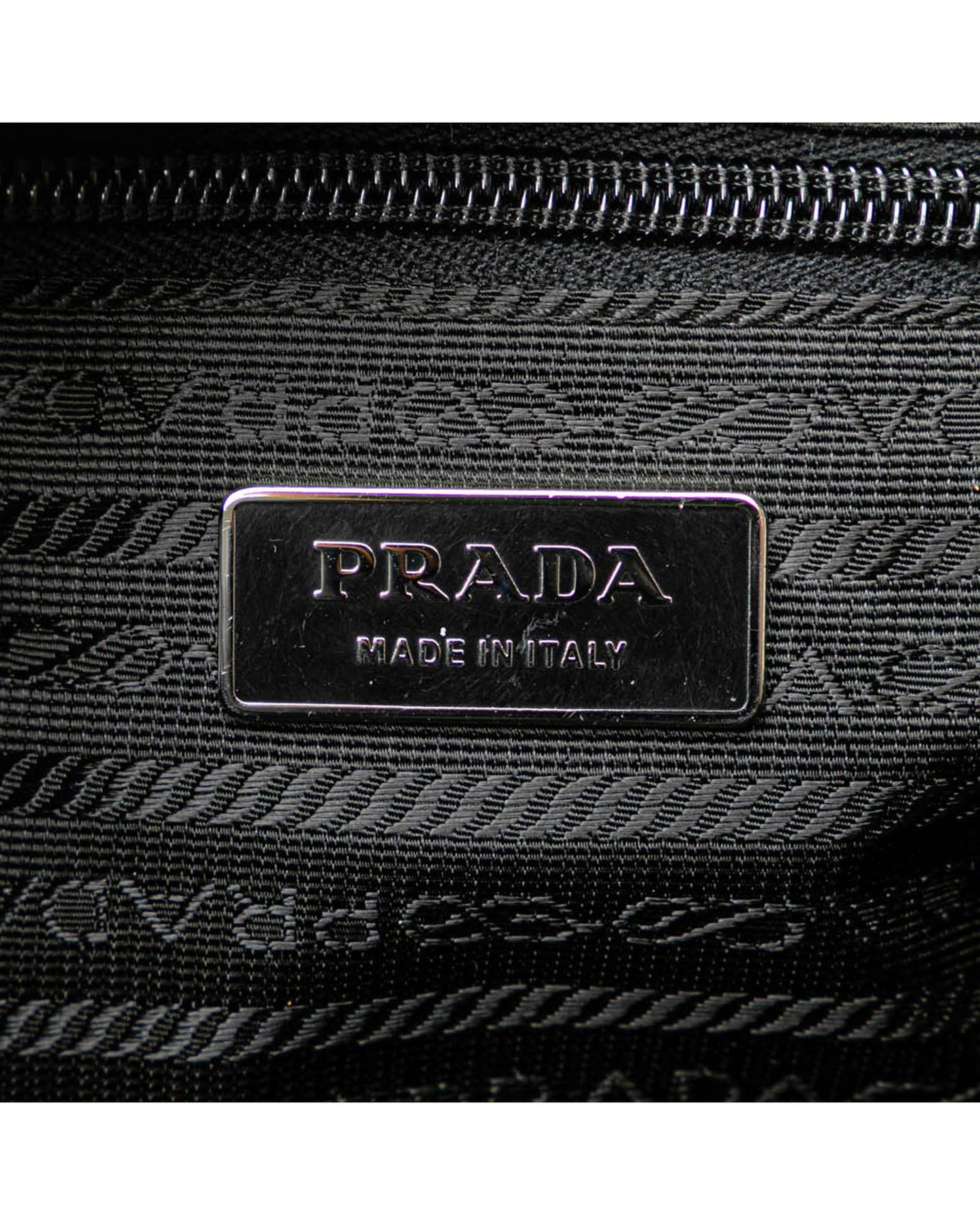 Tessuto Buckle Detail Nylon Crossbody Messenger Bag