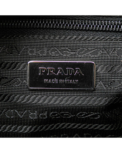 Tessuto Buckle Detail Nylon Crossbody Messenger Bag