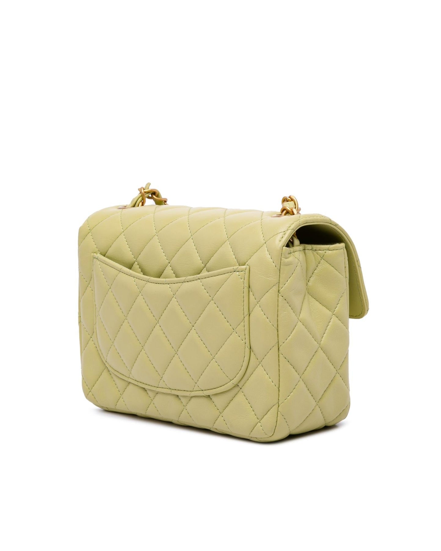 Small Classic Lambskin Single Flap Crossbody Bag with Charms