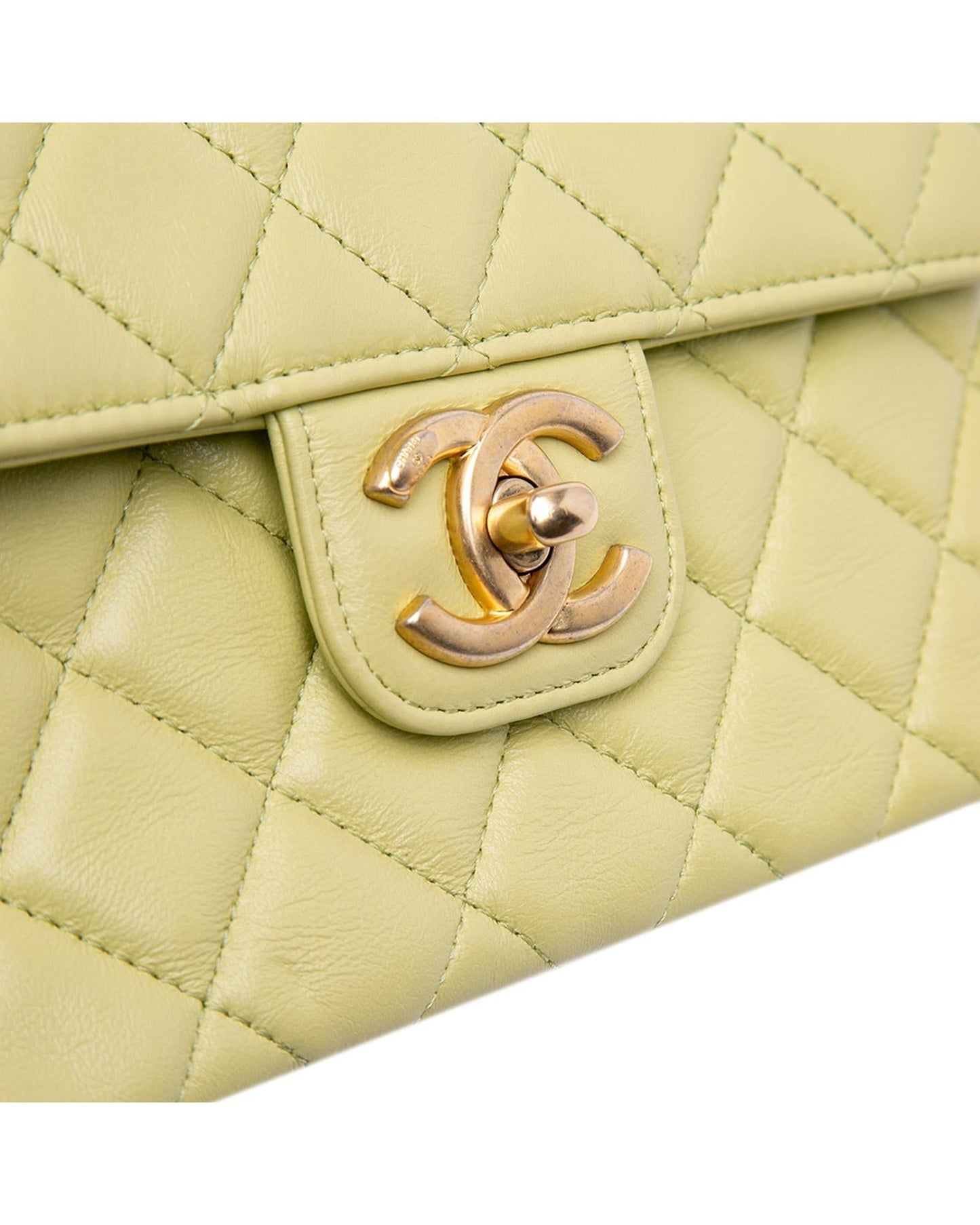 Small Classic Lambskin Single Flap Crossbody Bag with Charms