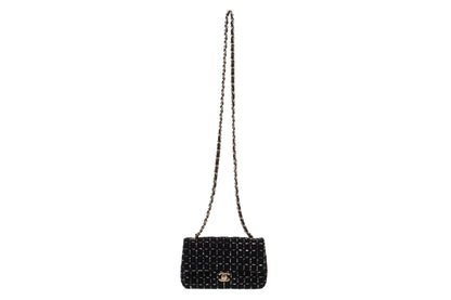 Chanel Black Tweed Flap Bag 2023