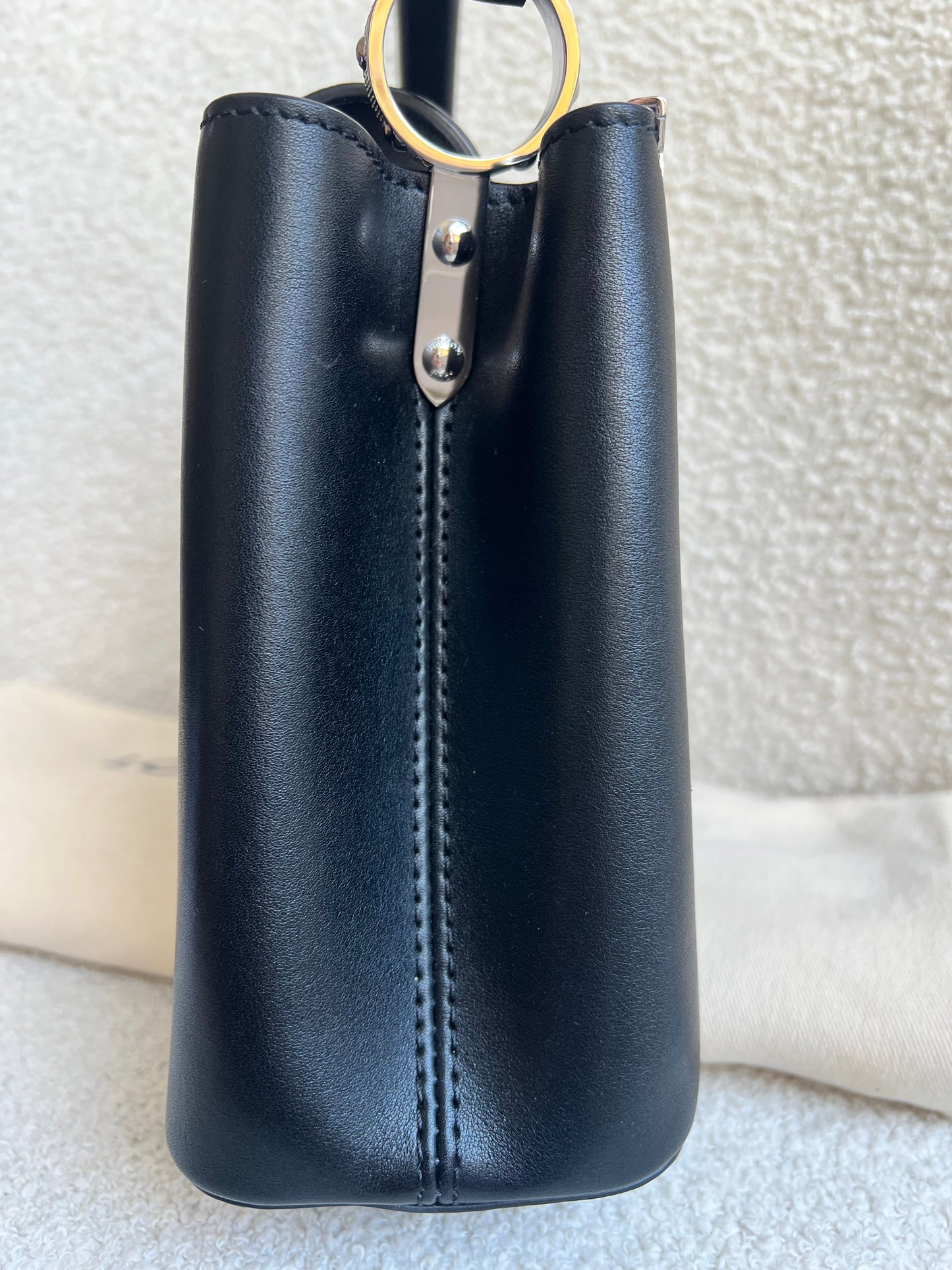 Louis Vuitton Capucines BB in Black with Crystal Flowers (RRP £5350)