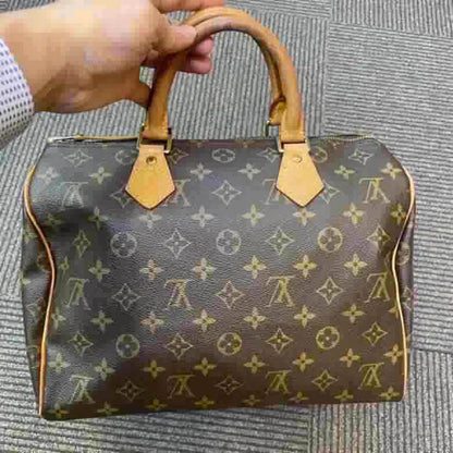 Louis Vuitton Monogram Speedy 30 Ladies, Brown, Coated Canvas