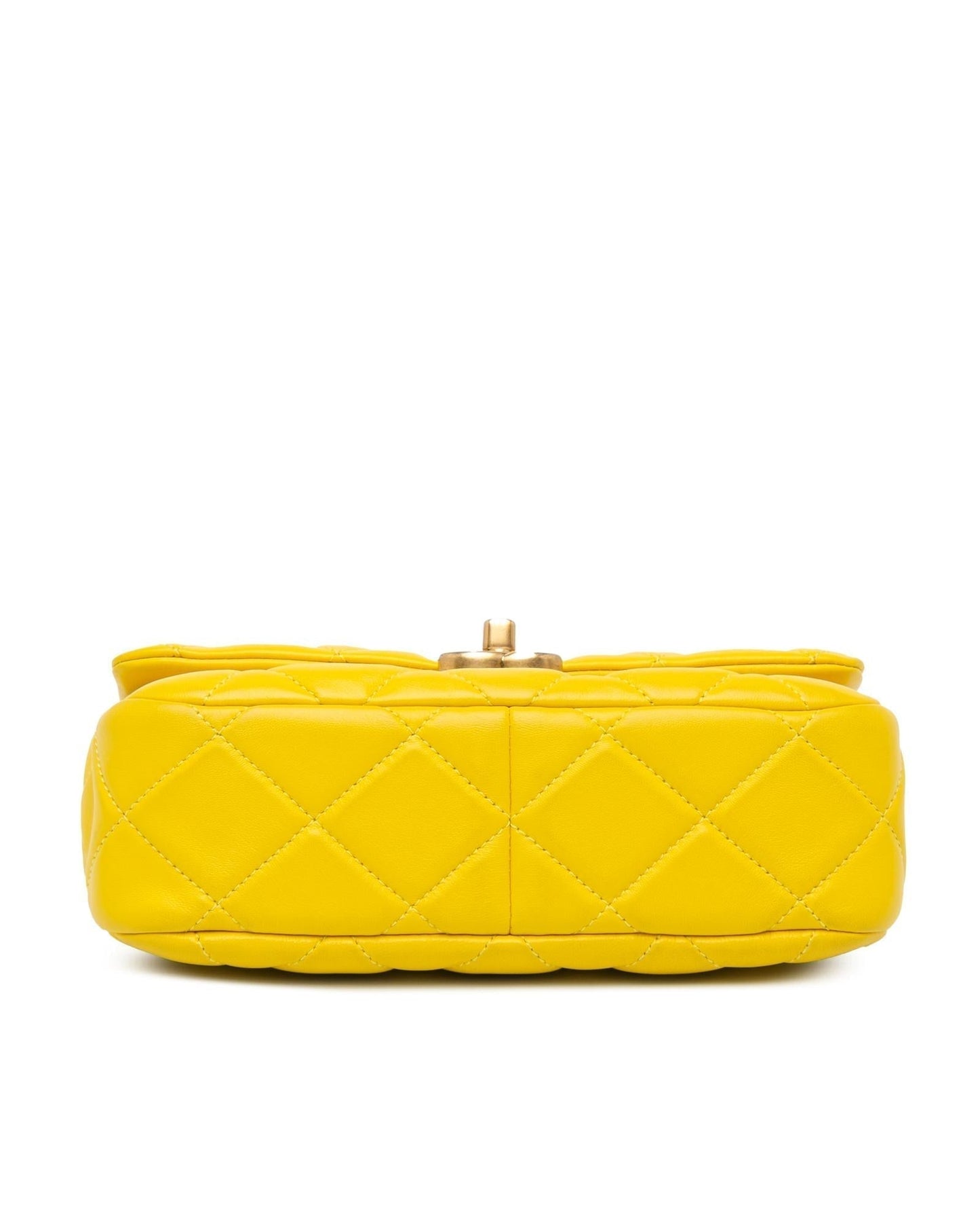 Small Quilted Lambskin Candy Chain Flap Crossbody Bag
