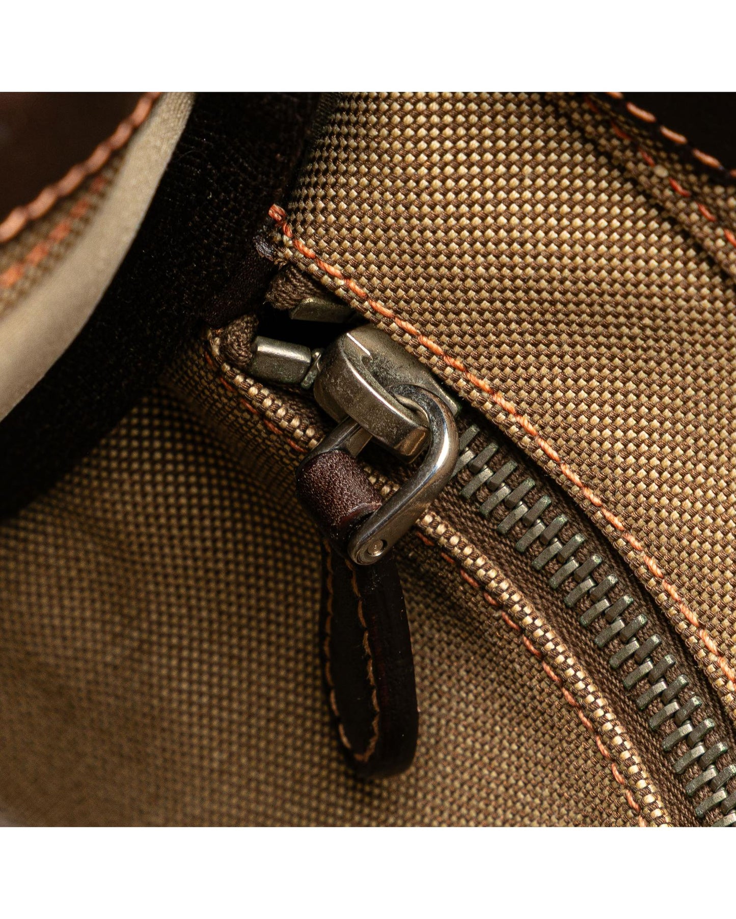 Canvas Canapa Logo Crossbody Bag with Leather Trim and Adjustable Strap