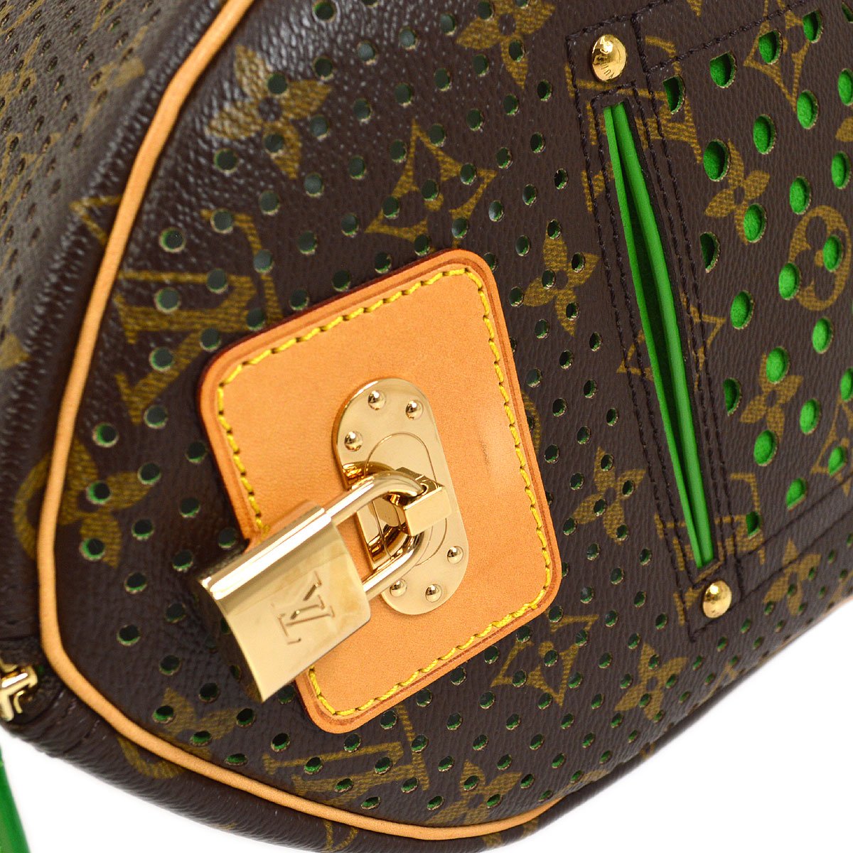 LOUIS VUITTON 2006 SPEEDY 30 MONOGRAM PERFO M95181