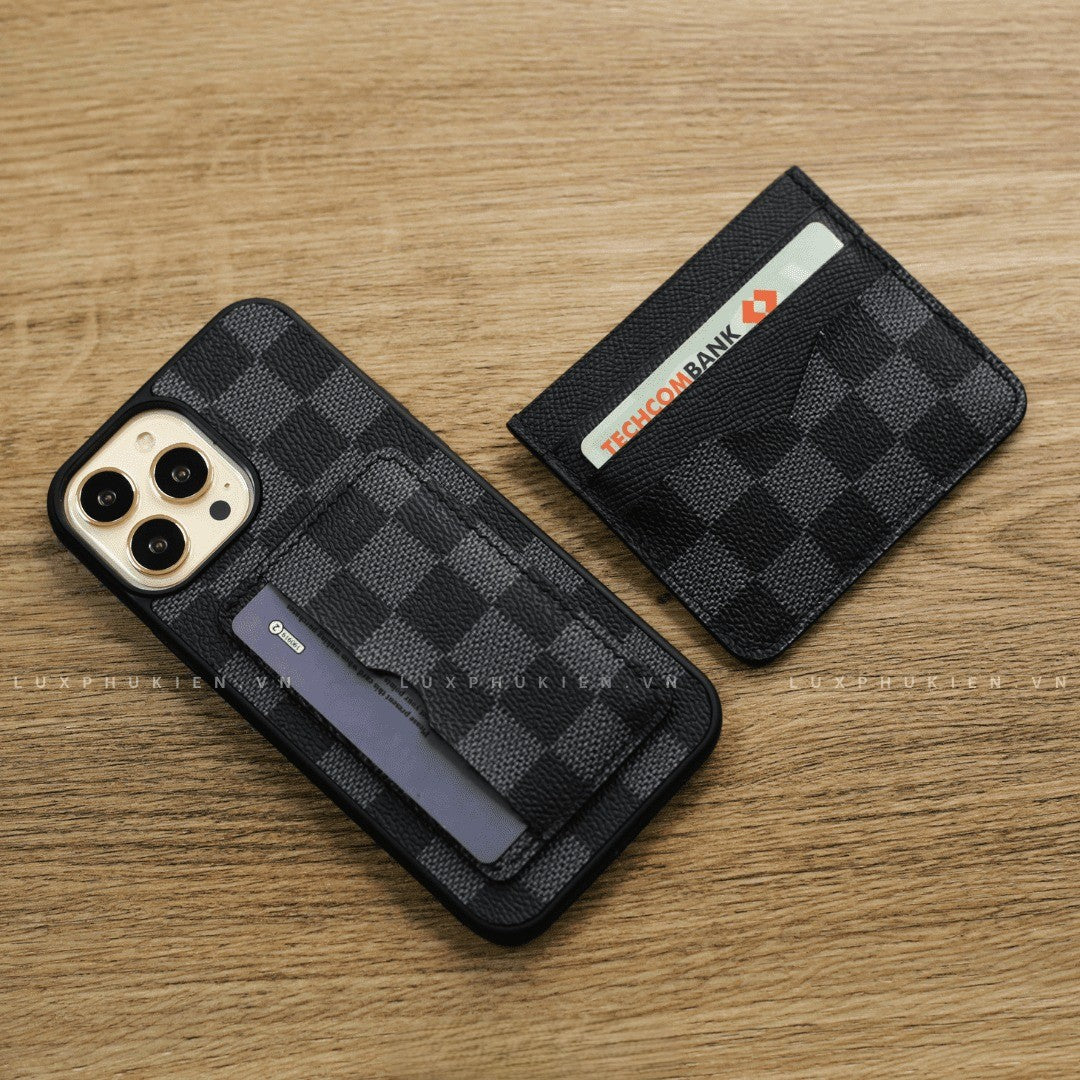 Recycled Mini Card Wallet – Upcycled Luxury Card Holder