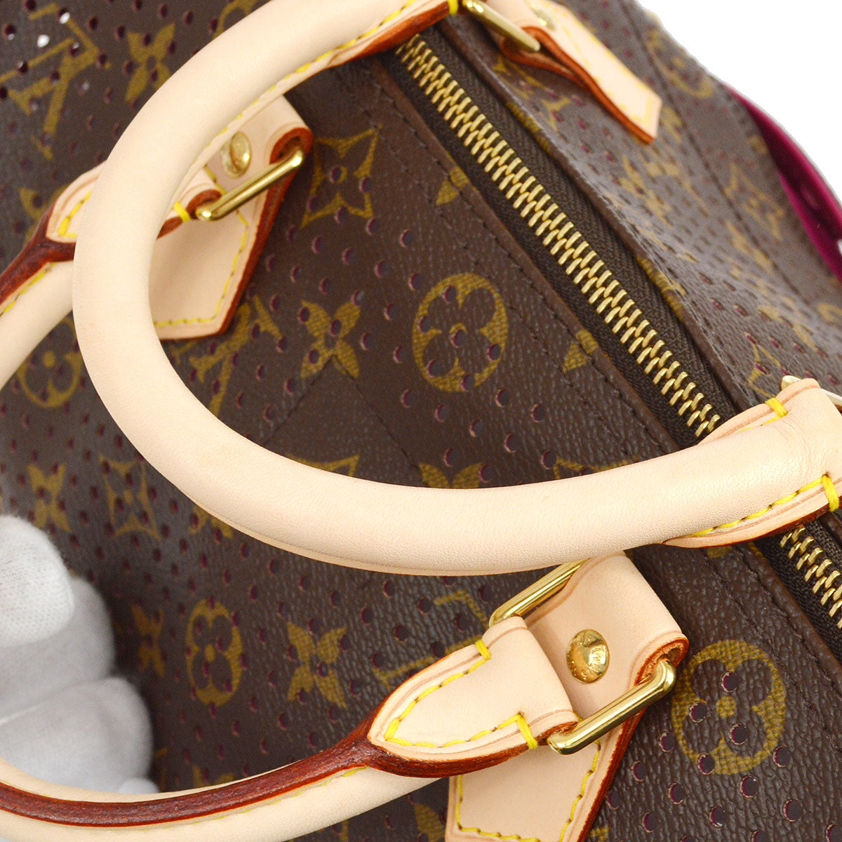 LOUIS VUITTON 2006 SPEEDY 30 MONOGRAM PERFO M95180 15725