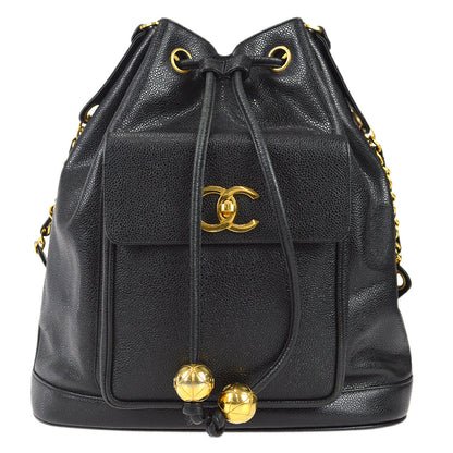 Chanel Caviar Black Chain Shoulder Bag Style 2