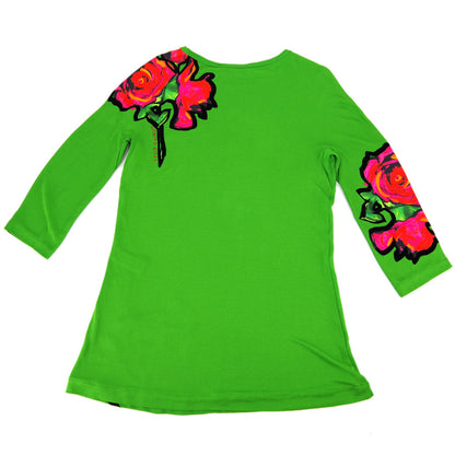 Louis Vuitton 2009 rose-print long-sleeve T-shirt #38