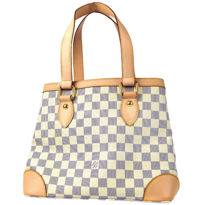 Louis Vuitton 2011 Damier Azur Hampstead PM Tote Handbag N51207