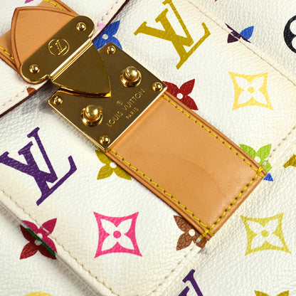 Louis Vuitton 2008 White Monogram Multicolor Speedy 30 M92643