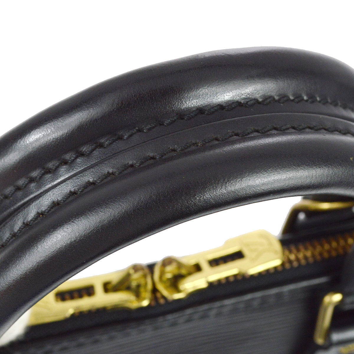 Louis Vuitton 1997 Black Epi Alma Handbag M52142