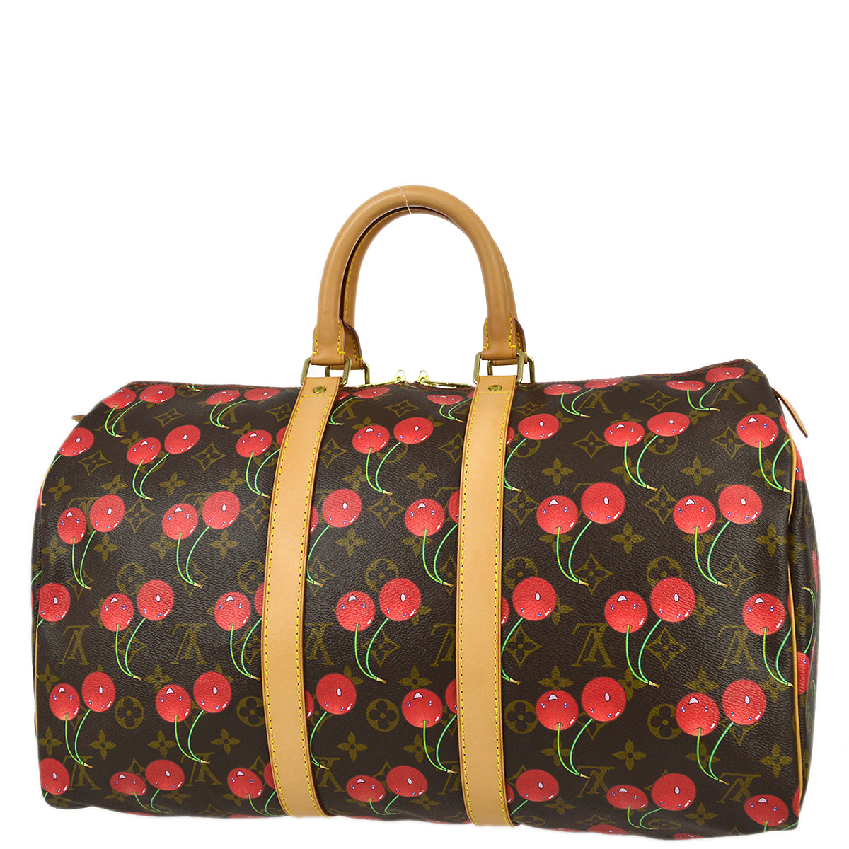 Louis Vuitton * 2005 Monogram Cherry Keepall 45 M95011