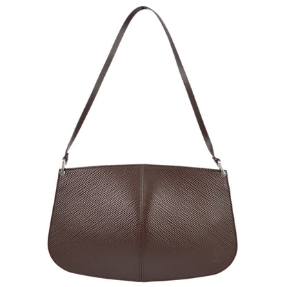 Louis Vuitton 2001 Brown Epi Pochette Demi-lune M5262D