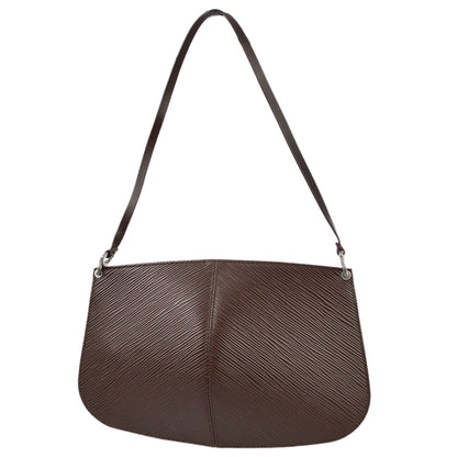 Louis Vuitton 2001 Brown Epi Pochette Demi-lune M5262D